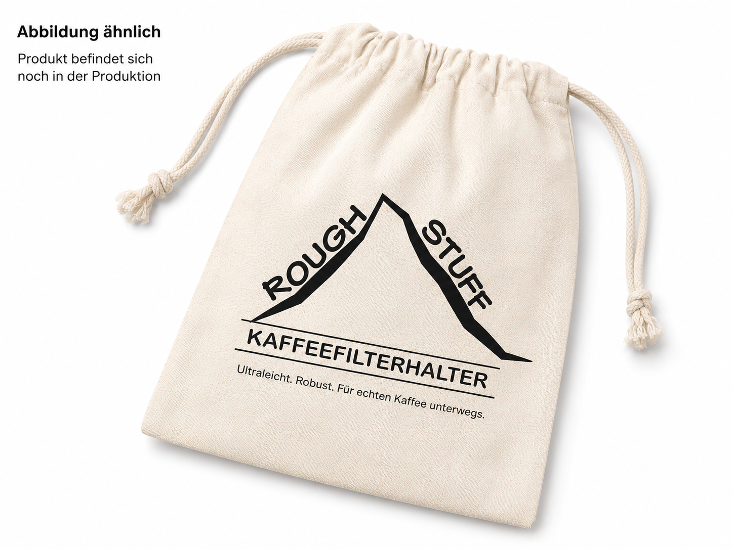 Steckbarer Aluminium-Kaffeefilterhalter Verpackung Baumwollbeutel  