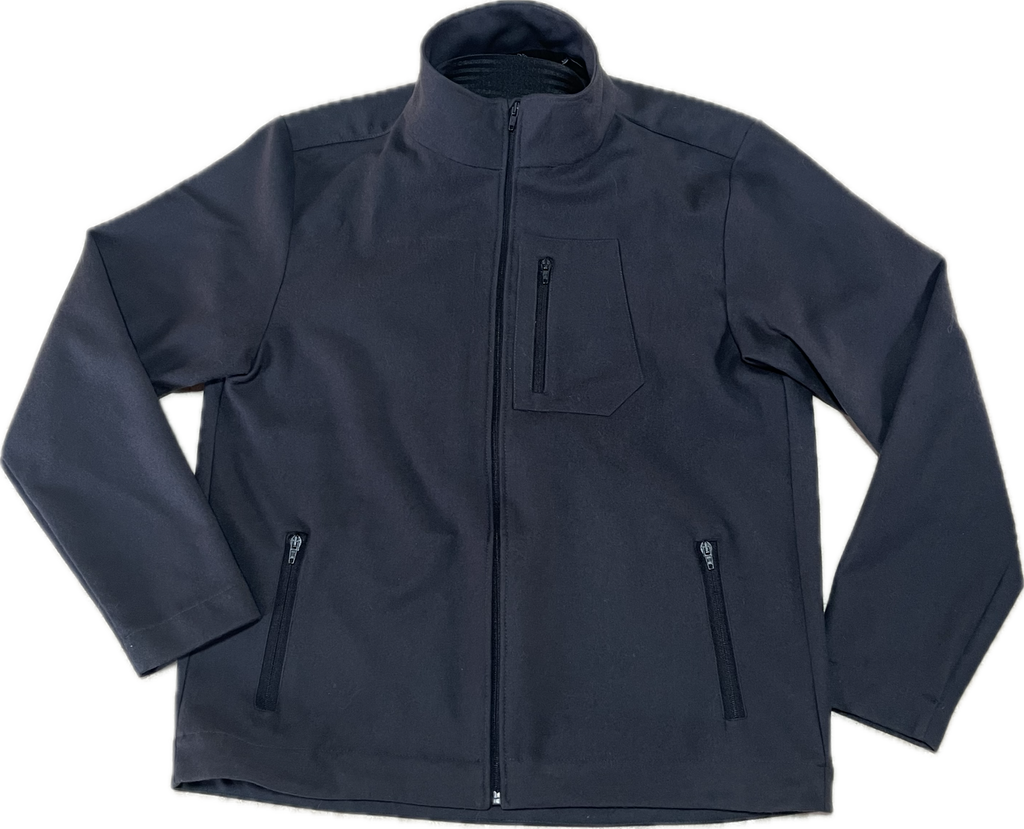 Roughstuff Leichtgaist leichte Lodenjacke für Alltag, Wandern und Outdoor-Aktivitäten. Dünne und angenehm zu tragende Jacke aus robuster Wollmischung mit sportlichem Schnitt, verstellbarem Bund und hoher Bewegungsfreiheit durch Rückenfalten. Ausgestattet mit seitlichen Taschen und Brusttasche, ideal als Zwischenschicht oder leichte Außenschicht bei mildem Wetter. Draufsicht Farbe Anthrazit