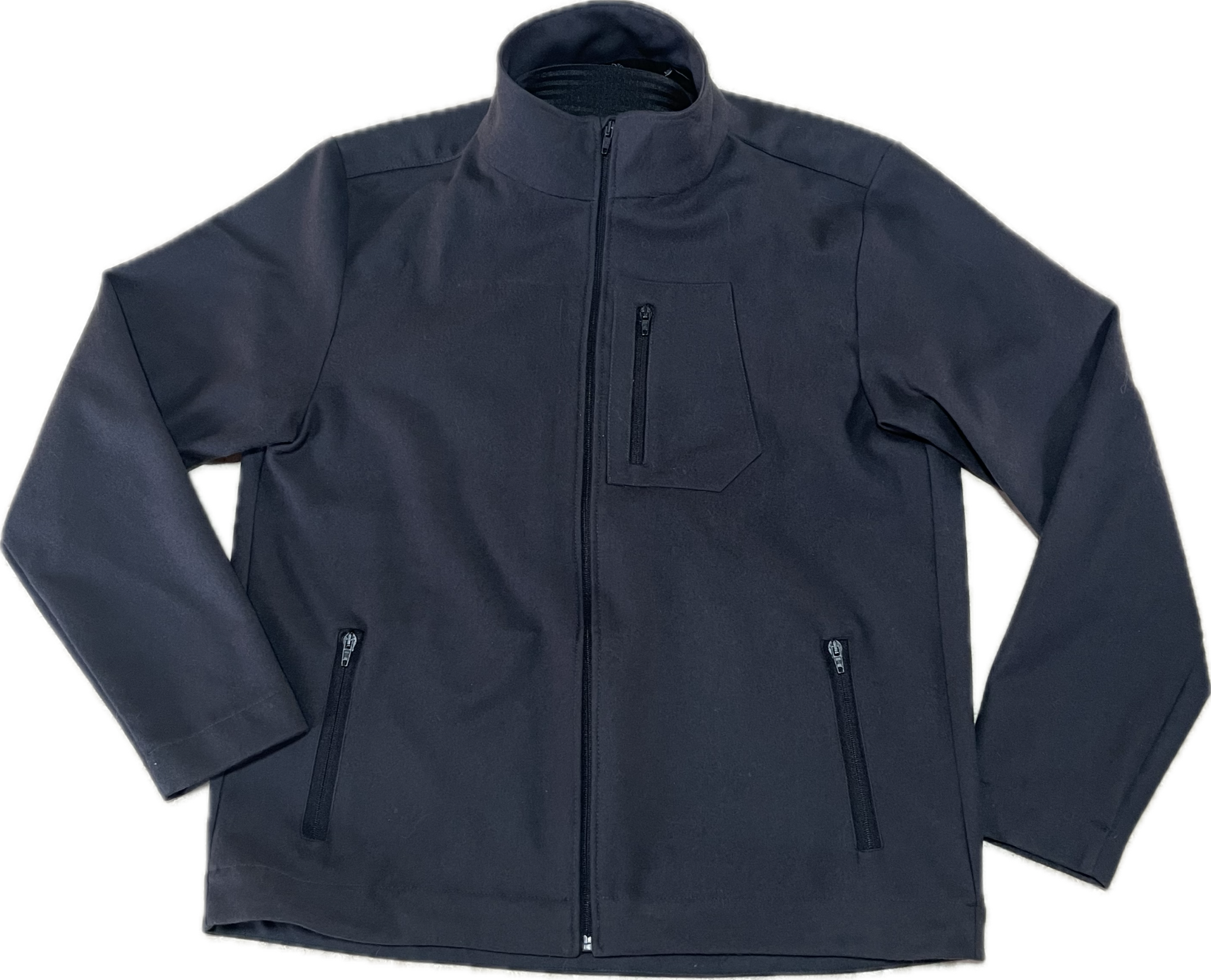 Roughstuff Leichtgaist leichte Lodenjacke für Alltag, Wandern und Outdoor-Aktivitäten. Dünne und angenehm zu tragende Jacke aus robuster Wollmischung mit sportlichem Schnitt, verstellbarem Bund und hoher Bewegungsfreiheit durch Rückenfalten. Ausgestattet mit seitlichen Taschen und Brusttasche, ideal als Zwischenschicht oder leichte Außenschicht bei mildem Wetter. Draufsicht Farbe Anthrazit